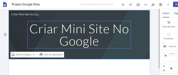 Mini Sites: Aprenda a Criar Mini Sites Google Grátis [Passo a Passo]